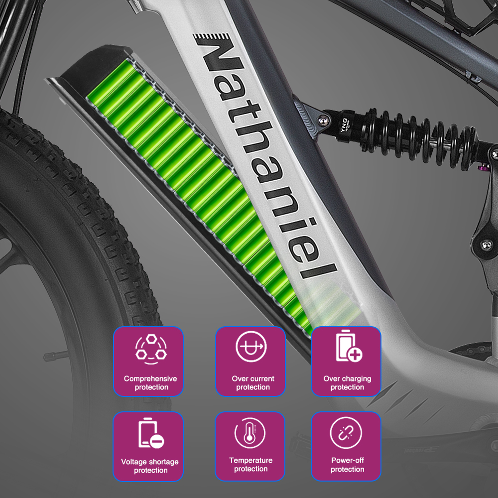 Bicicleta eléctrica Nathaniel  - Dual Motor Ebike Kit 2000W reseña y precio