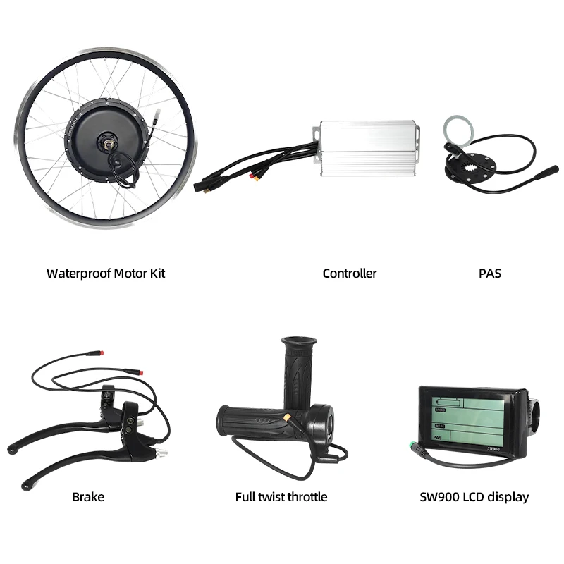 Nuevo Kit de conversión eléctr - 12000W Electric Motorcycle Hub Motor reseña y precio